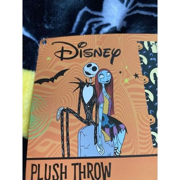Nightmare Before Christmas Plush Throw Blanket 50X70” Jack Oogie Sally NEW - Picture 6 of 15